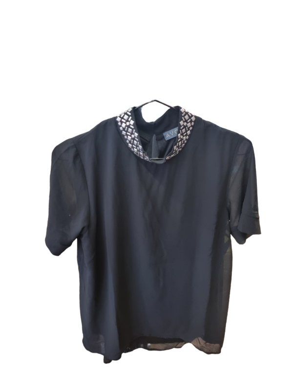 Avon Black Blouse size8