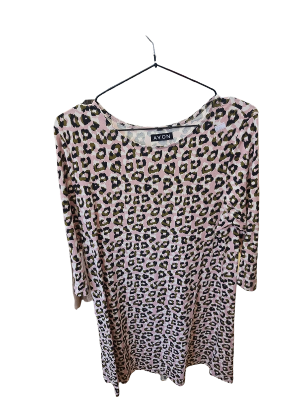 Avon Dark Pink Leopard Dress 12-14