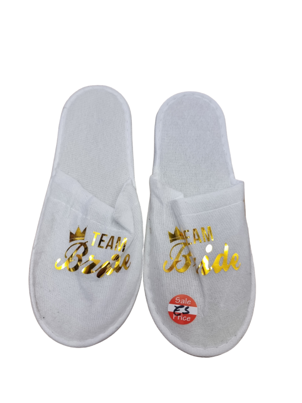 Team Bride Slippers