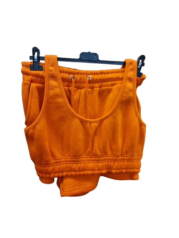 Bra & Short (2pc) - Orange Size xl