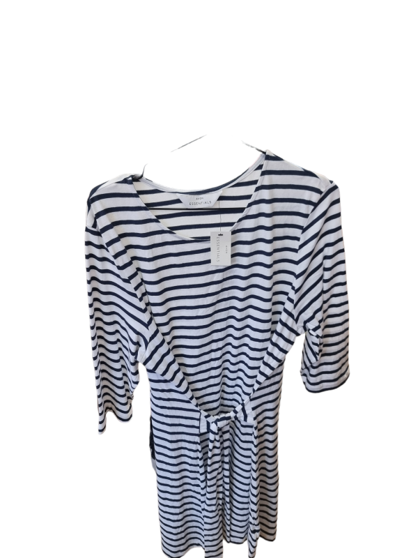 Avon Blue White Striped Dress size20-22