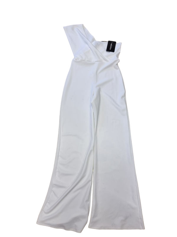 White All In 1 Leg Top Suit- Size 12